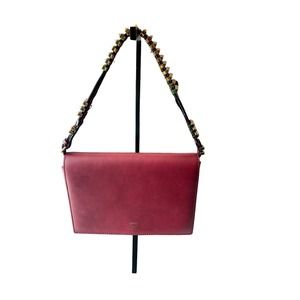 MCM shoulder bag- burgundy leather